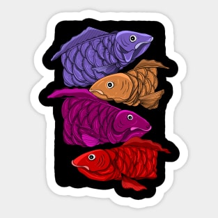 illustration of fish Sticker